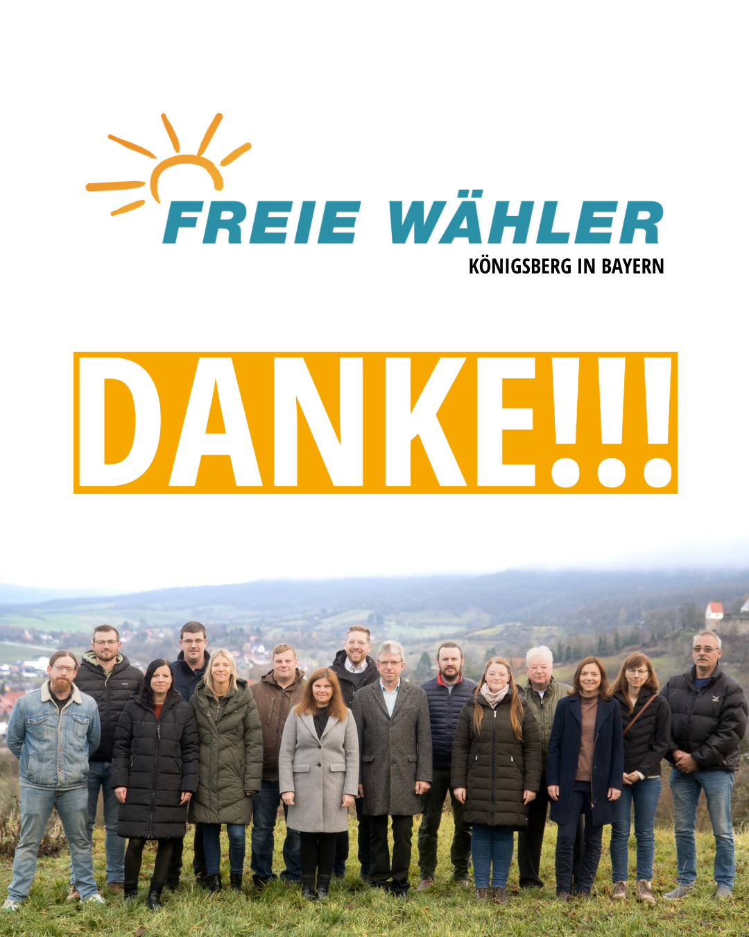 DANKE FÜR EIN STARKES ERGEBNIS – FWG KÜNFTIG MIT VIER STADTRÄTEN VERTRETEN